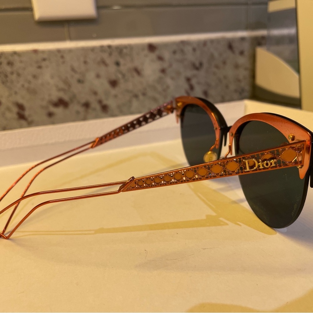 Dior Metallic red/black Sunglasses